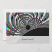 アールデコフラクタル 招待状 (正面)