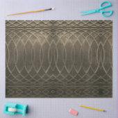 アールデコフラットメタリックトープのデコップ 薄葉紙 (クラフト)