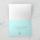 アールデコフラッパーありがとうご注意 サンキューカード (内部)