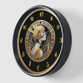 アールデコフラッパースタイル時計 壁時計 (傾斜)