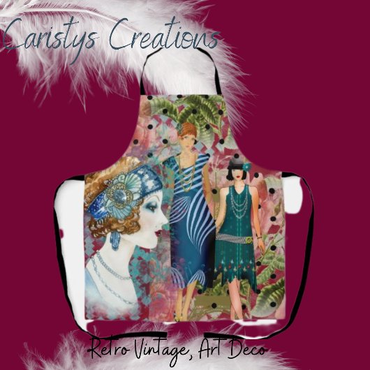 アールデコフラッパーズエプロン エプロン