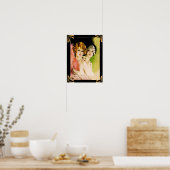 アールデコフラッパー女性のポスター。 ポスター (キッチン)