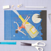 アールデコフラッパー踊りバーシーン1920のギャツビー 薄葉紙 (クラフト)