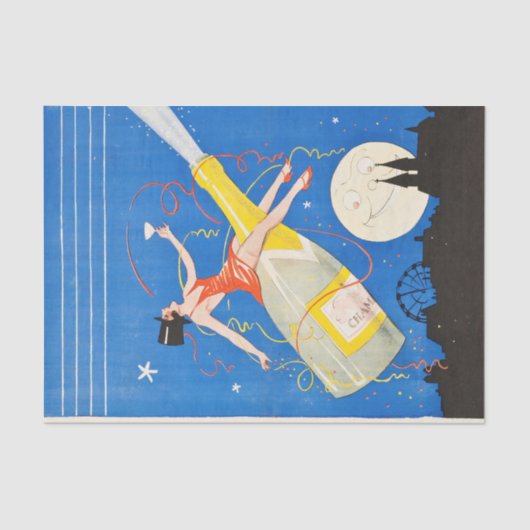 アールデコフラッパー踊りバーシーン1920のギャツビー 薄葉紙 (正面)