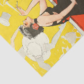 アールデコフラッパー踊りバーシーン1920のギャツビー 薄葉紙 (詳細)