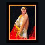 アールデコフラッパーbyRolf Armstrong ポスター<br><div class="desc">1920鮮やか年代、Rolf Armstrongによるアールデコフラッパープリント。標準11x14が表示される。16x20で利用可能な他、サイカスタムズとキャンバス。</div>