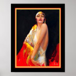 アールデコフラッパーbyRolf Armstrong ポスター<br><div class="desc">1920鮮やか年代、Rolf Armstrongによるアールデコフラッパープリント。標準11x14が表示される。16x20で利用可能な他、サイカスタムズとキャンバス。</div>