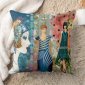 アールデコフラッパ クッション (ブランケット)