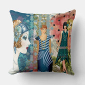 アールデコフラッパ クッション (正面)