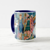 アールデコフラッパ マグカップ (正面左)