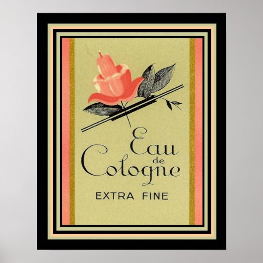 アールデコフランスのケルンAd 16 x 20 ポスター (正面)