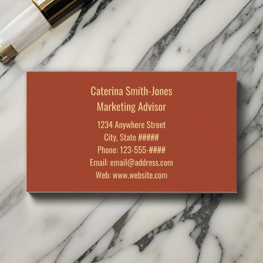 アールデコフレームのポピーエレガントヴィンテージ 名刺