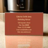 アールデコフレームのポピーエレガントヴィンテージ 名刺