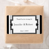 アールデコフレ結婚ームのウォーターボトルラベル ラベル (インサイチュ)