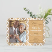 アールデコフローラフォト招待状 招待状 (スタンド正面)