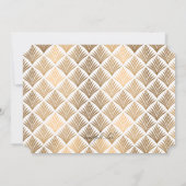 アールデコフローラフォト招待状 招待状 (裏面)