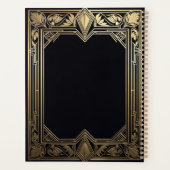 アールデコフローラフレーム プランナー手帳 (裏面)