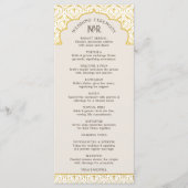 アールデコフローラロータスインディアン&ヒンドー結婚ズ プログラム (正面)