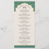 アールデコフローラロータスインディアン&ヒンドー結婚ズ プログラム (正面)