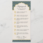 アールデコフローラロータスインディアン&ヒンドー結婚ズ プログラム (裏面)