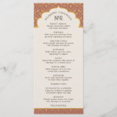 アールデコフローラロータスインディアン&ヒンドー結婚ズ プログラム (正面)