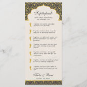 アールデコフローラロータスインディアン&ヒンドー結婚ズ プログラム (裏面)