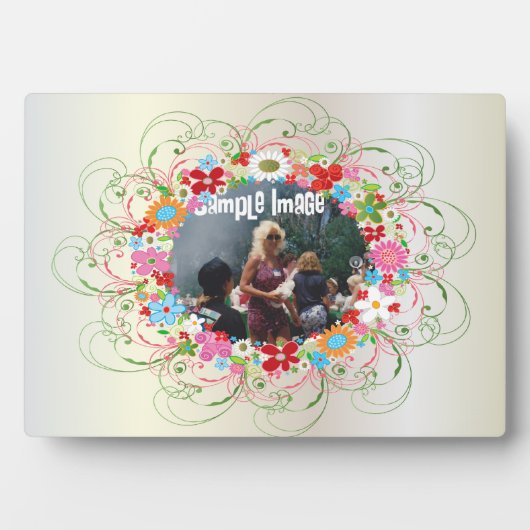 アールデコフローラ画板 フォトプラーク (正面)