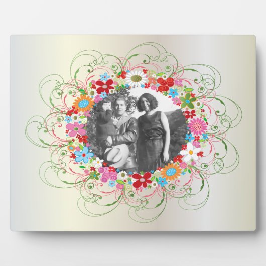 アールデコフローラ画板 フォトプラーク (正面)