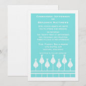 アールデコフローラ結婚式招待状 招待状 (正面/裏面)