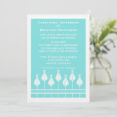 アールデコフローラ結婚式招待状 招待状 (スタンド正面)