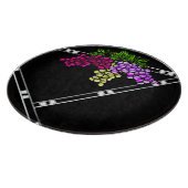 アールデコブドウの黒 カッティングボード (角)