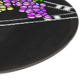 アールデコブドウの黒 カッティングボード (角)