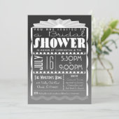 アールデコブライダルシャワーインビテーションギャツビースタイル 招待状 (スタンド正面)