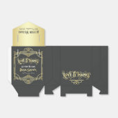 アールデコブライダルシャワーエレガント金ゴールドグレエレガントー フェイバーボックス (折り畳みなし)