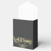 アールデコブライダルシャワーエレガント金ゴールドグレエレガントー フェイバーボックス (オープン)