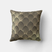 アールデコブラックシャンパイニュ金ゴールドシはかりで測ェルス クッション (裏面)