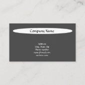 アールデコブラック旋回ドットモダンとトレンディー 名刺 (裏面)