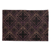 アールデコブラック金ゴールドエレガンス 枕カバー (裏面)