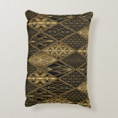 アールデコブラック金ゴールド アクセントクッション (裏面(縦))