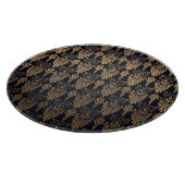 アールデコブラック金ゴールド:レトロ。 カッティングボード (角)