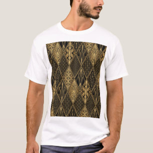アールデコブラック金ゴールド Tシャツ