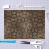 アールデコブラック銅ファンシェルグラフィック 薄葉紙 (クラフト)