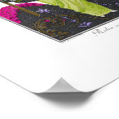 アールデコブルネッレスチファッションプレートプリントポスター ポスター (角)