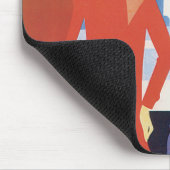 アールデコベルギーフェリーポスター マウスパッド (コーナー)