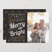 アールデコホリデーの写真カード シーズンカード (正面/裏面)