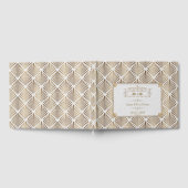 アールデコホワイトギャツビー1920結婚年代 ゲストブック (全面)