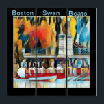 アールデコボストンスワンボーツトリプチ トリプティカ<br><div class="desc">アールデコBoston Swan Bots on black background triptych wall artクリエイティブなデザインのカラフルtriptych wall art panelは、適用されたアートデコフィルタを使用して、黒い背景にBoston Swan Botsのイメージを取り込んだデザイン。著者： celeste@khoncepts.com</div>