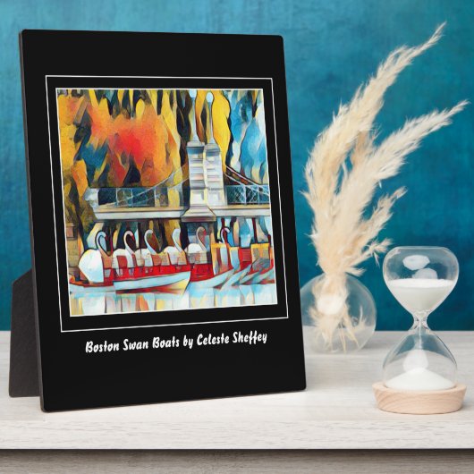 アールデコボストンスワンボーツプラーク フォトプラーク (側面)