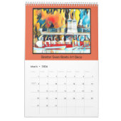 アールデコボストンスワンボーツ カレンダー (3月 2026)