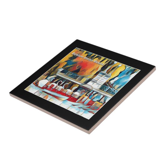 アールデコボストンスワンボーツ タイル (側面)